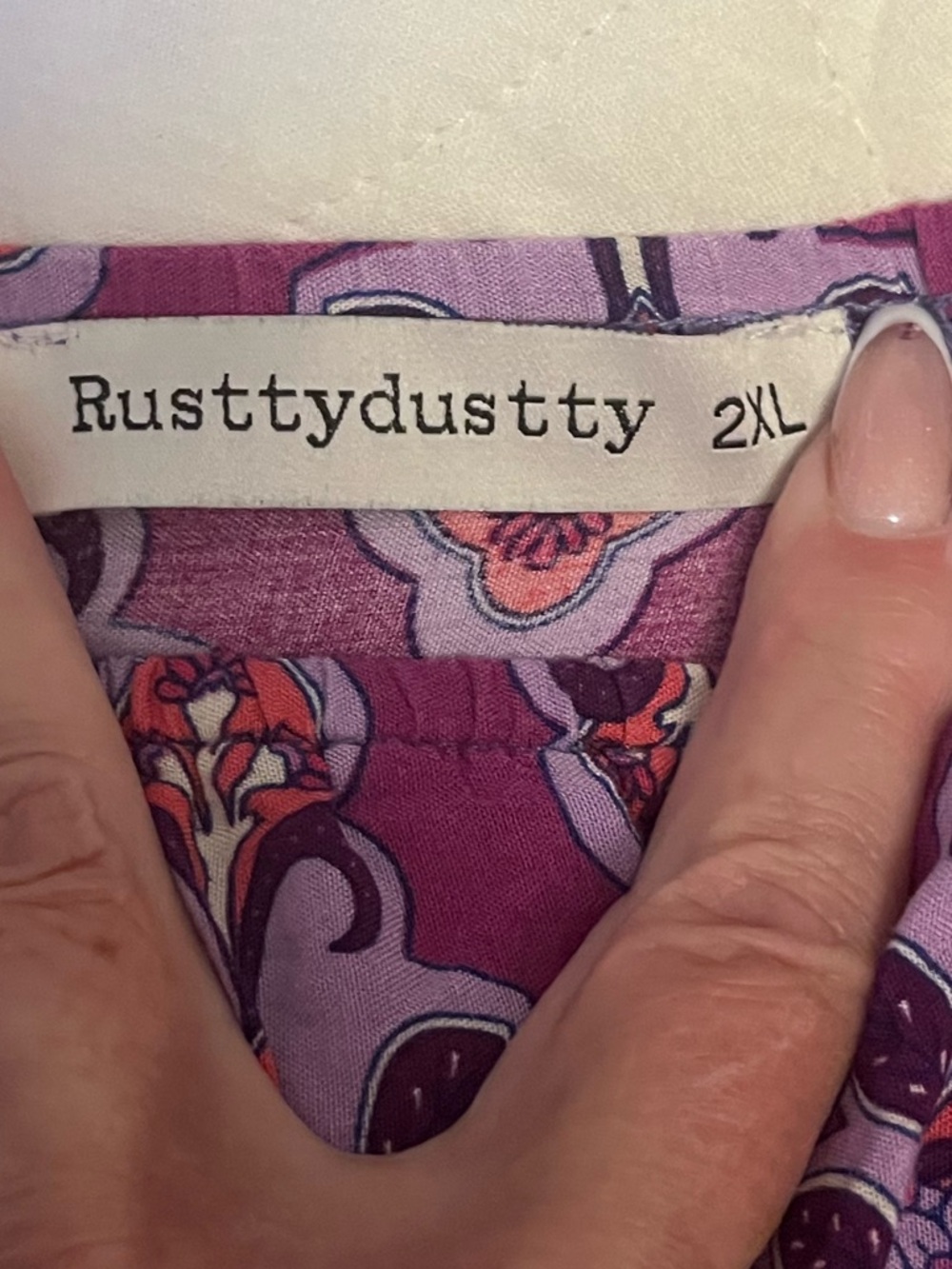 🤗 RustyDusty Rayon Mini Dress - Picture 4 of 5